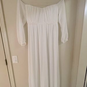 White dress